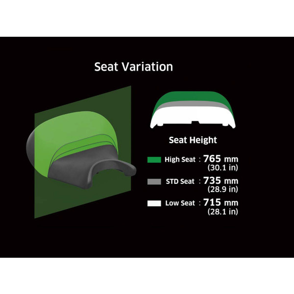 Kawasaki High seat (+30mm) (Eliminator 500) ERGO-FIT™